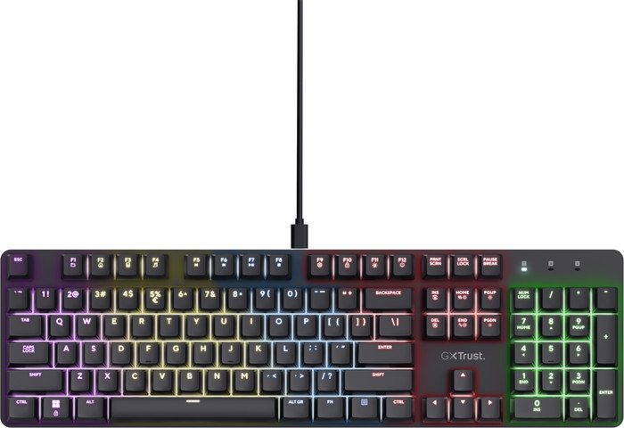 Trust GXT 871 Zora Mechanical Gaming Keyboard Azerty Main Image