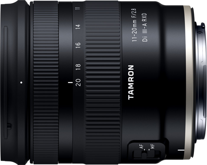 Tamron 11-20mm f/2.8 Di III-A RXD Canon RF-S right side
