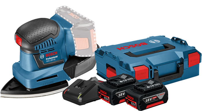 Bosch Professional GSS 18V-10 5.0Ah GBA Battery (2x) Starter Kit Main Image