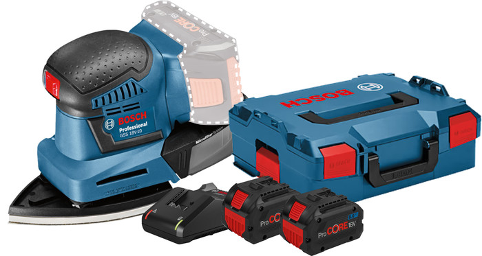 Bosch Professional GSS 18V-10 8.0Ah ProCORE Battery (2x) Starter Kit Main Image