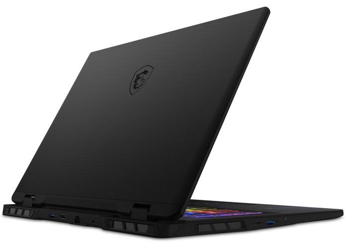 MSI Pulse 17 AI C1VFKG-081NL achterkant
