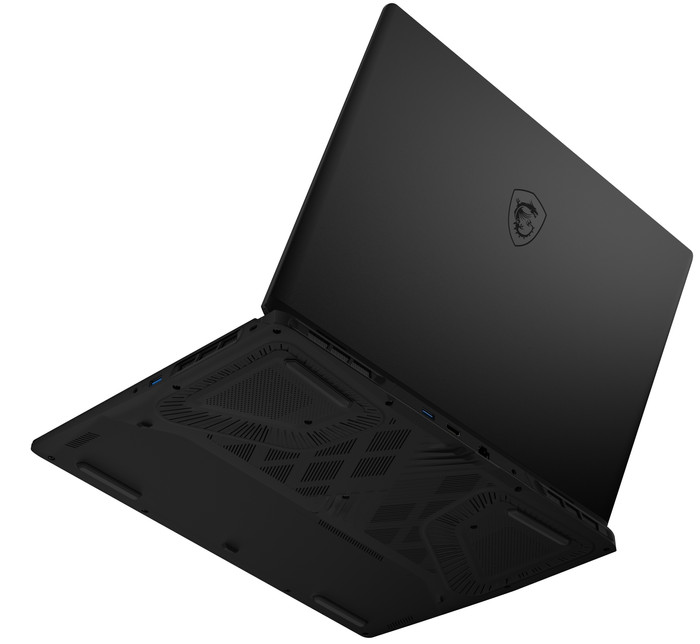 MSI Pulse 17 AI C1VFKG-081NL achterkant