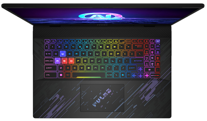 MSI Pulse 17 AI C1VFKG-081NL bovenkant