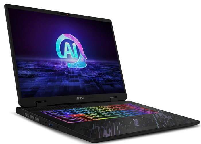 MSI Pulse 17 AI C1VFKG-081NL linkerkant