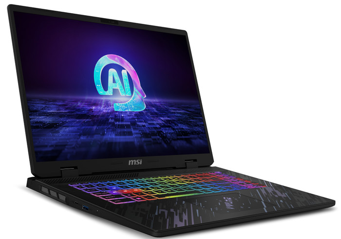 MSI Pulse 17 AI C1VFKG-081NL linkerkant