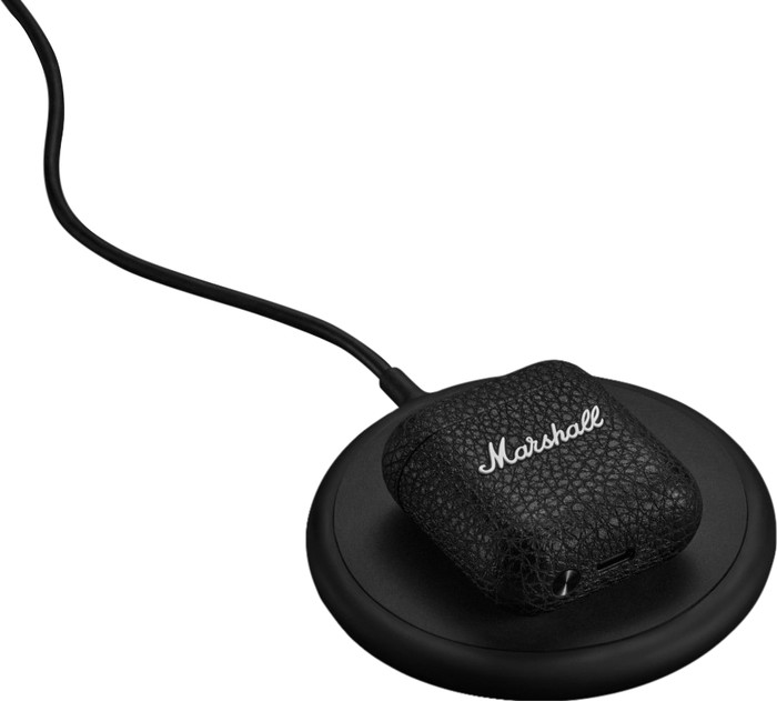 Marshall Minor IV TW Zwart detail