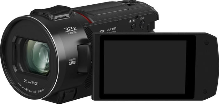 Panasonic HC-VX3E-K linkerkant