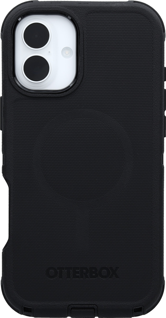 Otterbox Defender Apple iPhone 16 Plus Back Cover Zwart achterkant