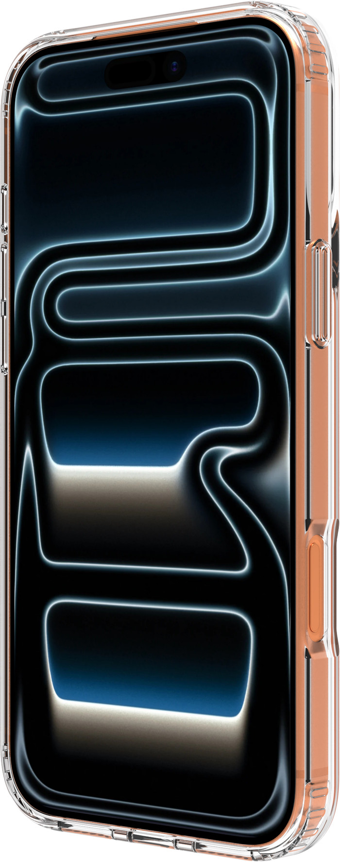 BlueBuilt Protective Back Cover with MagSafe iPhone 17 Pro Max Transparent + BlueBuilt iPhone 17 Pro Max Screen Protector Glass left side