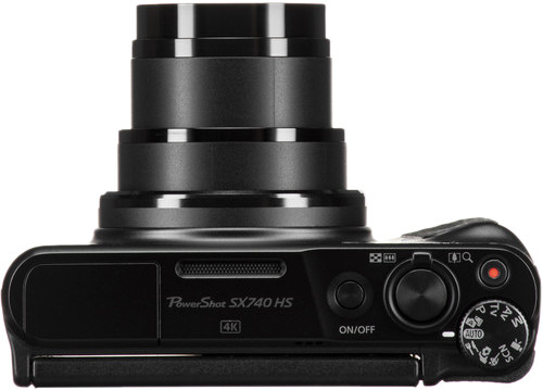 Canon PowerShot SX740HS Lite Black top