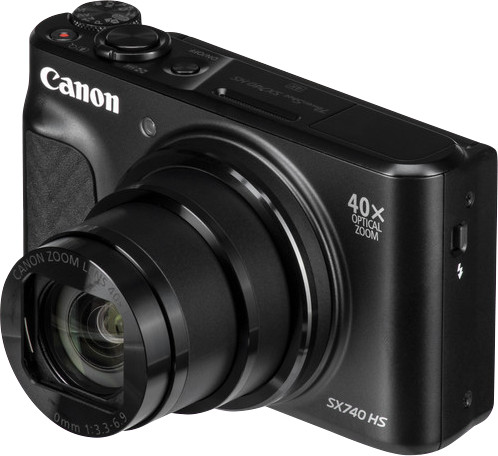 Canon PowerShot SX740HS Lite Black right side