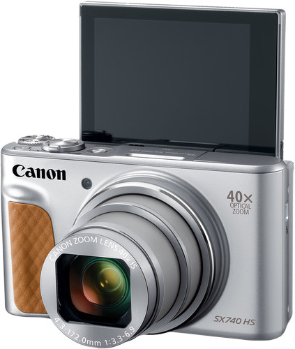 Canon PowerShot SX740HS Lite Silver right side