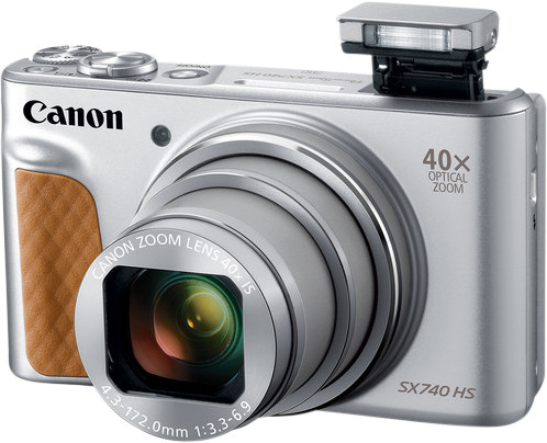 Canon PowerShot SX740HS Lite Silver right side