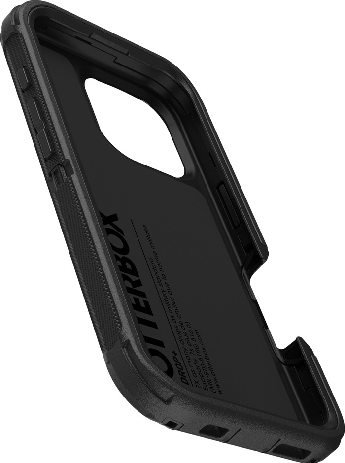 OtterBox Defender Apple iPhone 16 Pro Back Cover Black with MagSafe bottom