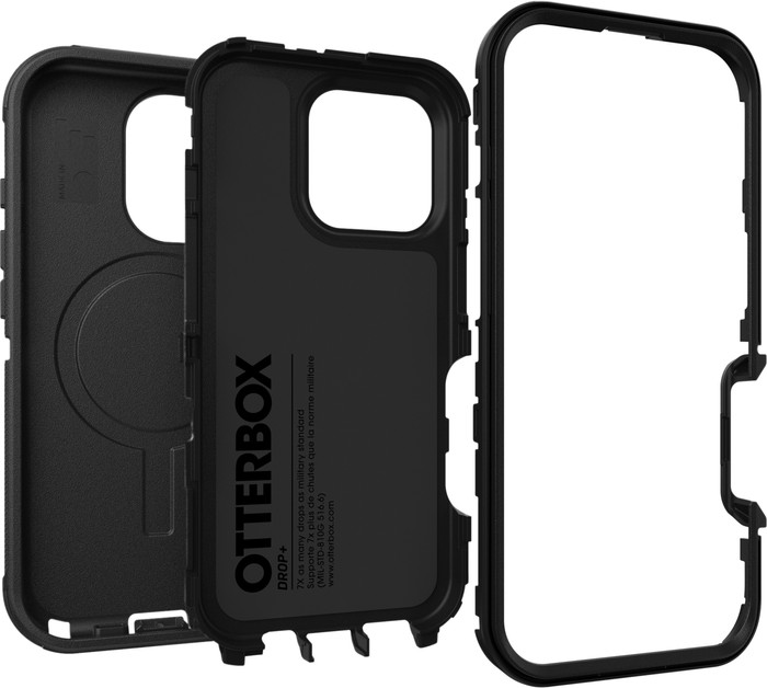 OtterBox Defender Apple iPhone 16 Pro Back Cover Black with MagSafe inside