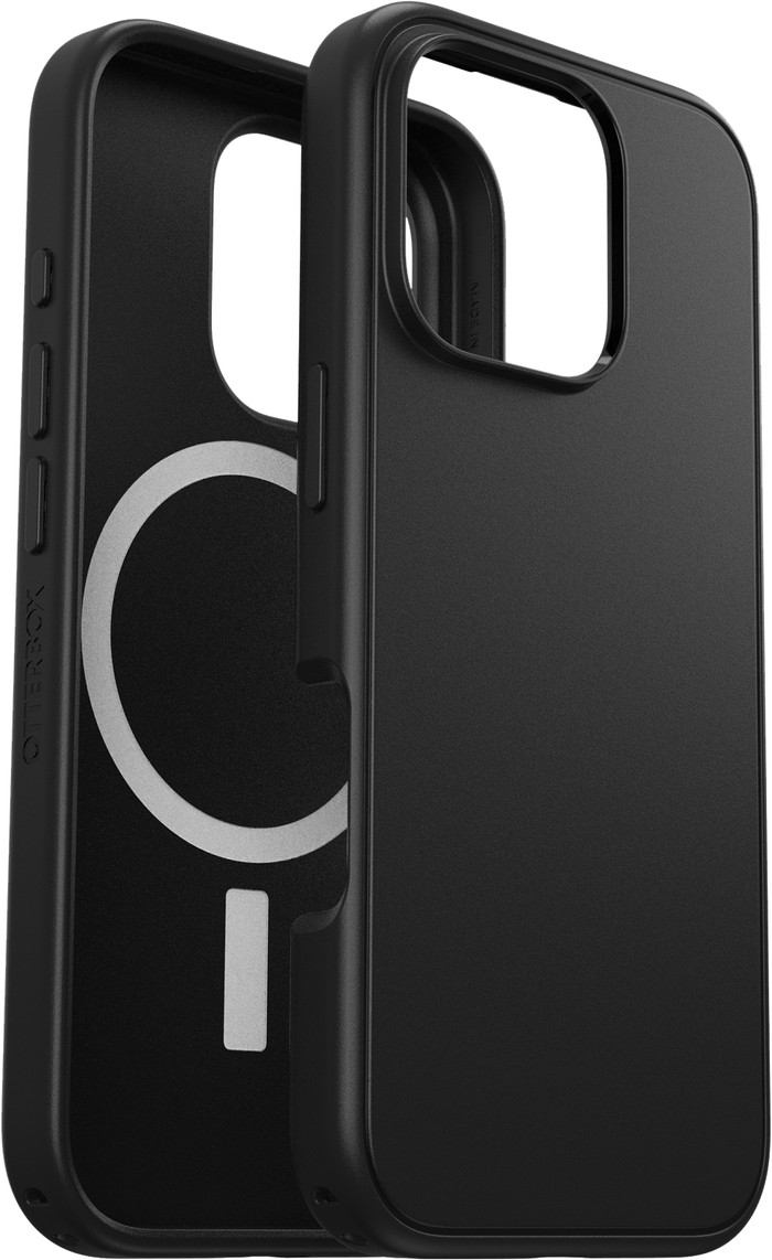 Otterbox Symmetry Apple iPhone 16 Pro Backcover Schwarz mit MagSafe linke seite