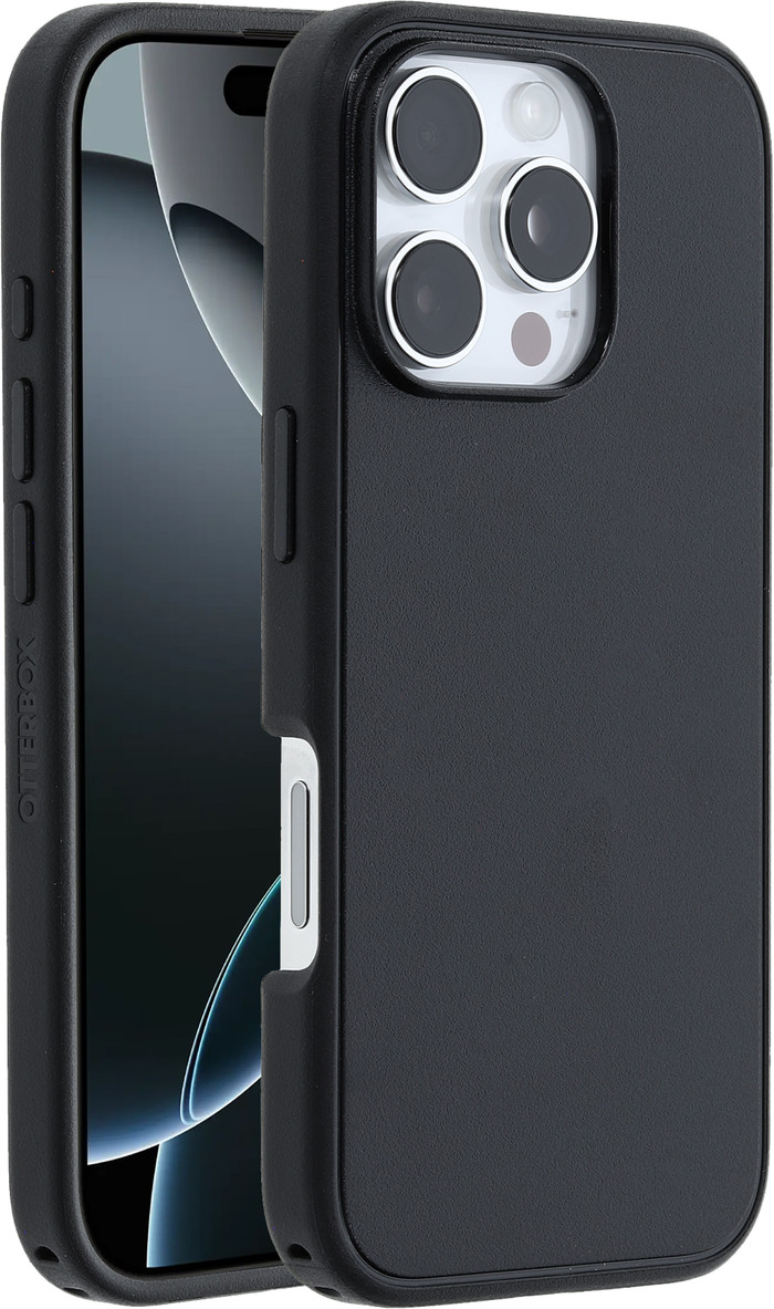 Otterbox Symmetry Apple iPhone 16 Pro Backcover Schwarz mit MagSafe rechte seite