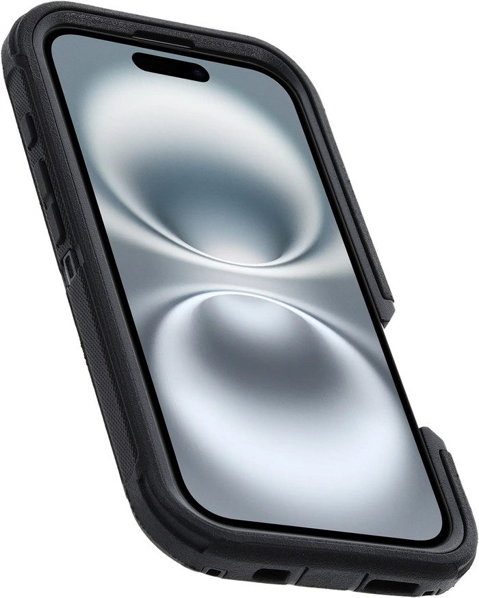 Otterbox Defender Apple iPhone 16 Back Cover Zwart onderkant