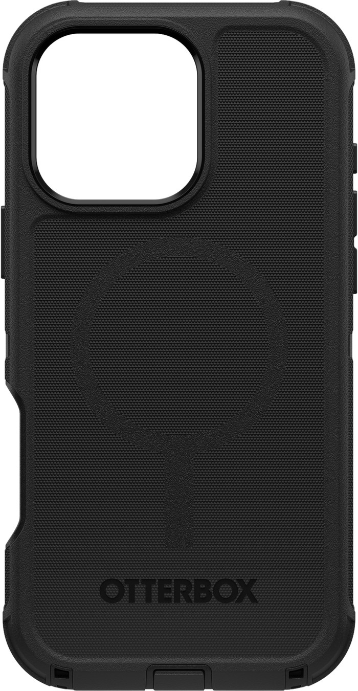 Otterbox Defender Apple iPhone 16 Pro Max Back Cover Zwart voorkant