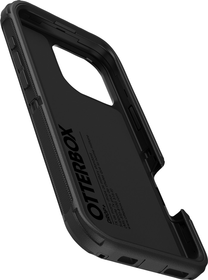 Otterbox Defender Apple iPhone 16 Pro Max Back Cover Zwart linkerkant