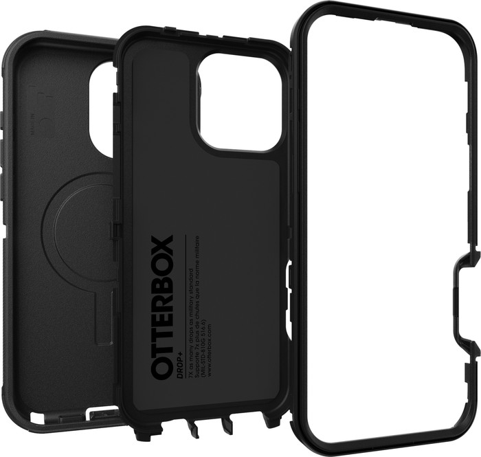 Otterbox Defender Apple iPhone 16 Pro Max Back Cover Zwart binnenkant
