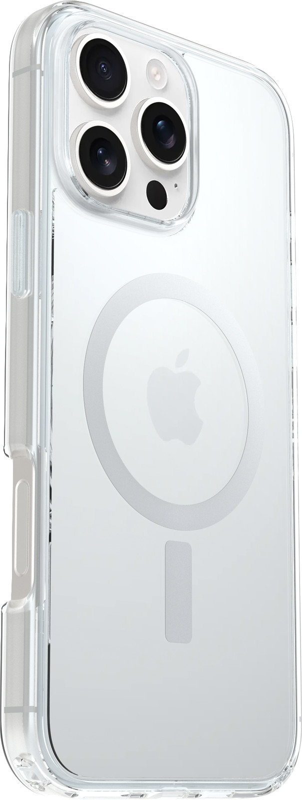 Otterbox Symmetry Apple iPhone 16 Pro Max Back Cover met MagSafe Magneet Transparant rechterkant