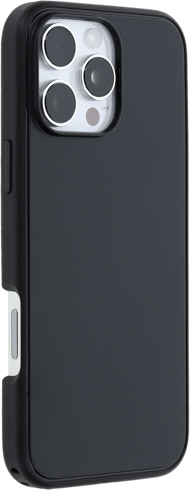 Otterbox Symmetry Apple iPhone 16 Pro Max Back Cover Zwart Met MagSafe rechterkant