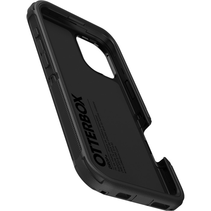 Otterbox Defender Apple iPhone 16 Plus Back Cover Zwart linkerkant