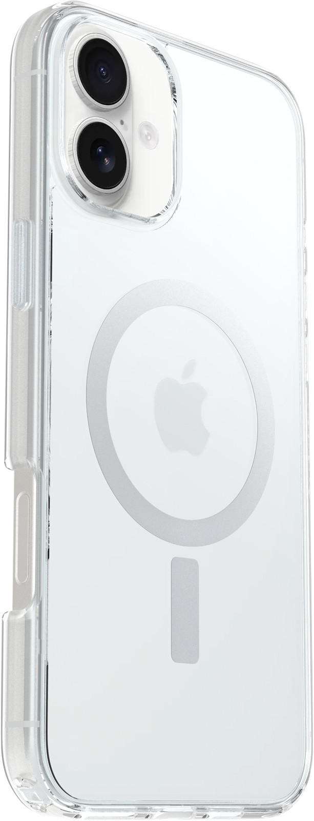Otterbox Symmetry Apple iPhone 16 Plus Back Cover met MagSafe Magneet Transparant rechterkant