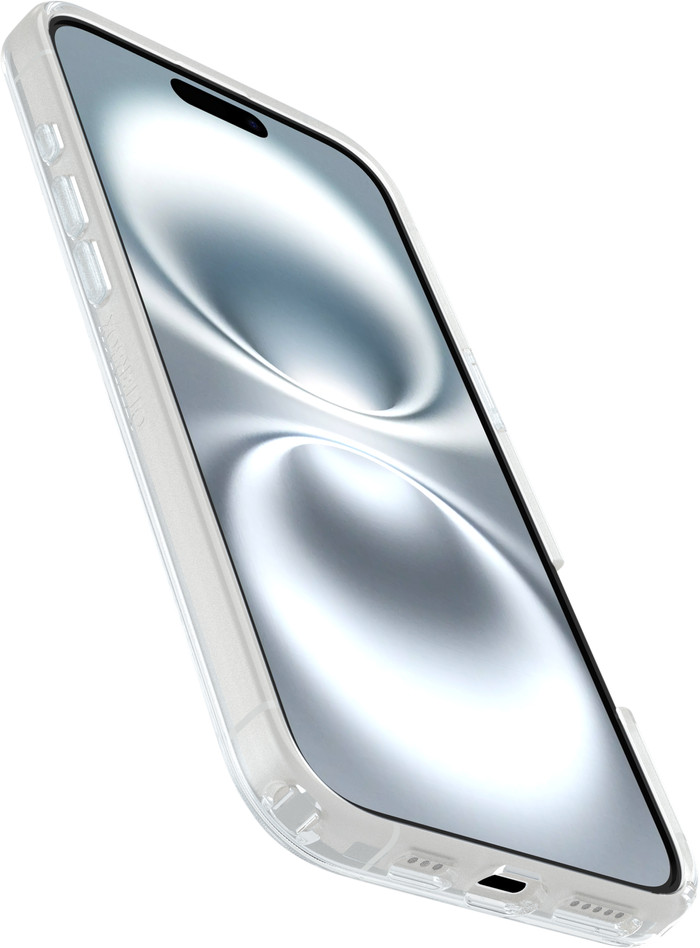 Otterbox Symmetry Apple iPhone 16 Plus Back Cover met MagSafe Magneet Transparant onderkant