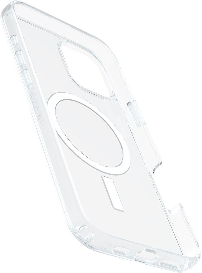 Otterbox Symmetry Apple iPhone 16 Plus Back Cover met MagSafe Magneet Transparant linkerkant