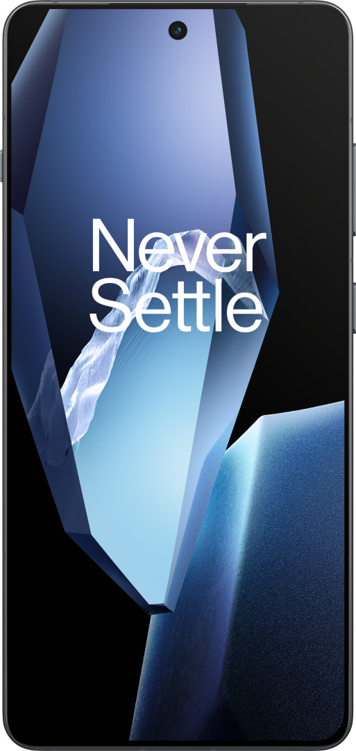 OnePlus 13R 256GB Zwart 5G + OnePlus SuperVOOC Oplader 80W met 2 Poorten voorkant