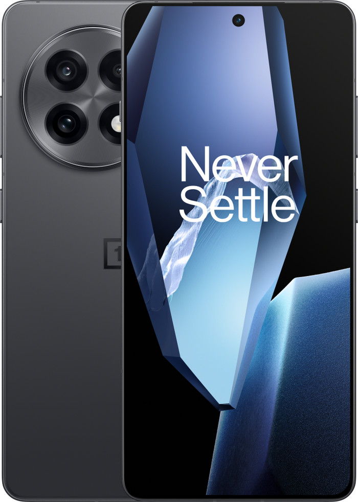 OnePlus 13R 256GB Zwart 5G + OnePlus SuperVOOC Oplader 80W met 2 Poorten voorkant