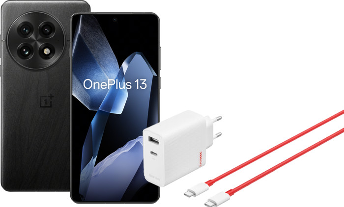 OnePlus 13 512GB Zwart 5G + OnePlus SuperVOOC Oplader 120W met 2 Poorten Main Image
