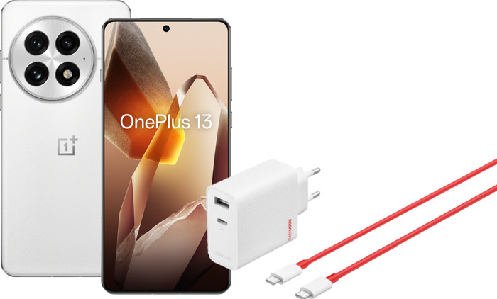 OnePlus 13 512GB Wit 5G + OnePlus SuperVOOC Oplader 120W met 2 Poorten Main Image