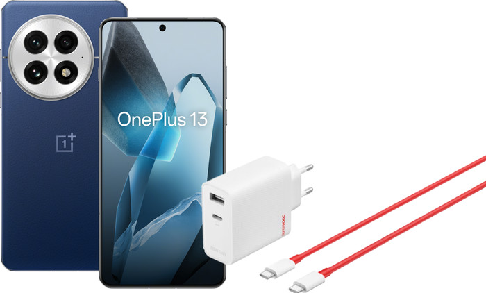 OnePlus 13 512GB Blauw 5G + OnePlus SuperVOOC Oplader 120W met 2 Poorten Main Image