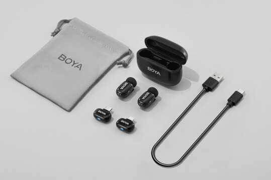 Boya Mini Ultra-Mini Zwart (Usb C en Lightning) accessoire