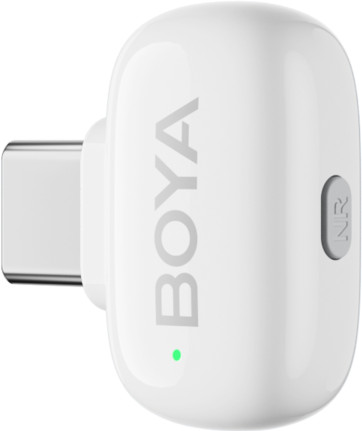 BOYA Mini Ultra-Mini White (USB-C and Lightning) back
