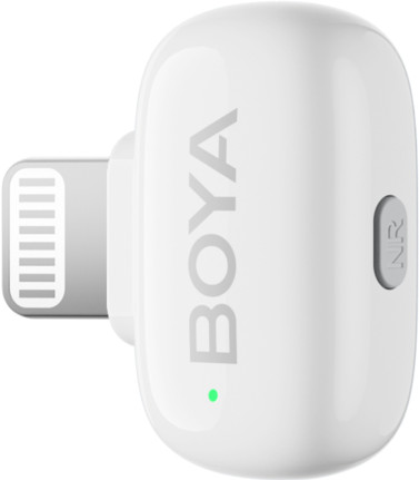 BOYA Mini Ultra-Mini White (USB-C and Lightning) right side