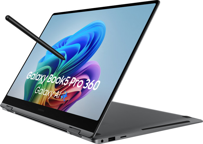 Samsung Galaxy Book5 Pro 360 OLED Copilot+ PC NP960QHA-KG1NL right side
