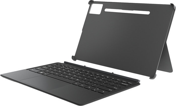 Lenovo Idea Tab Pro Toetsenbord Hoes QWERTY Grijs rechterkant
