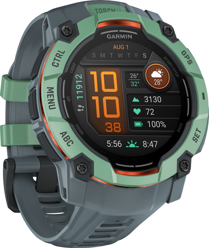 Garmin Instinct 3 50mm Groen linkerkant