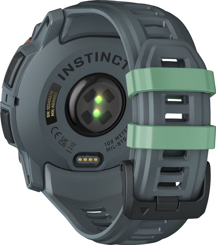 Garmin Instinct 3 50mm Groen achterkant