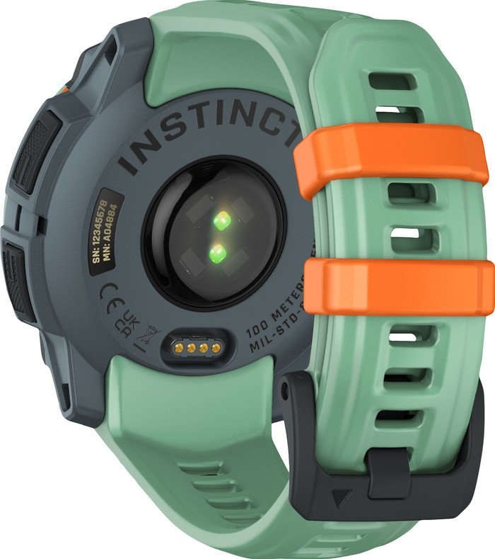 Garmin Instinct 3 45mm Groen achterkant