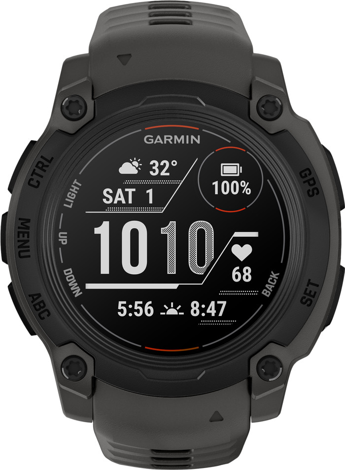 Garmin Instinct E 40mm Zwart/Grijs voorkant