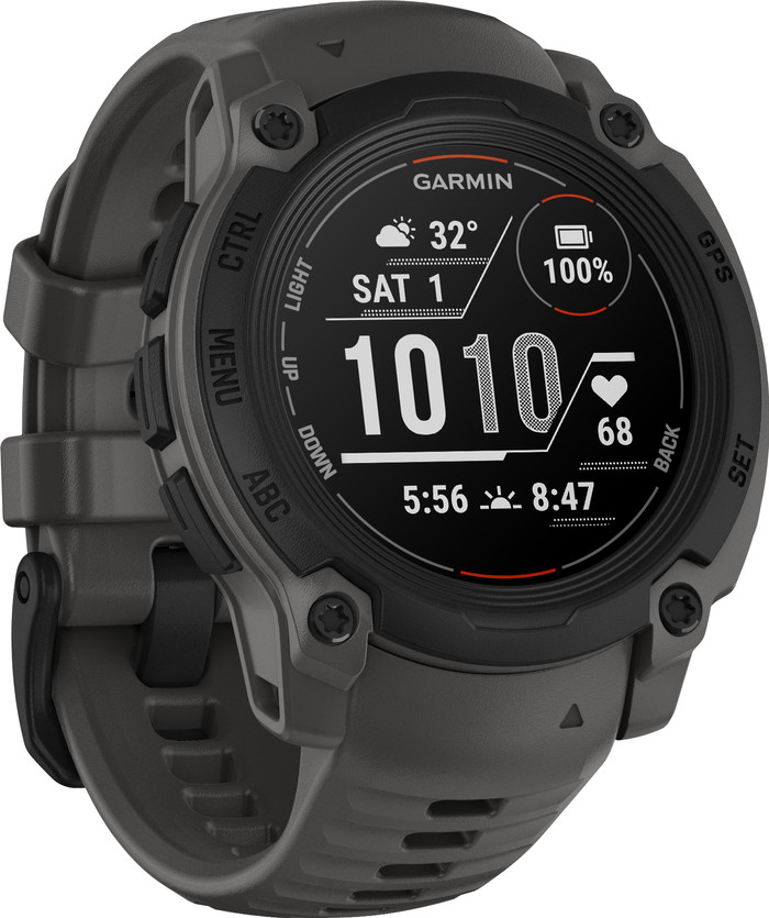 Garmin Instinct E 40mm Zwart/Grijs linkerkant