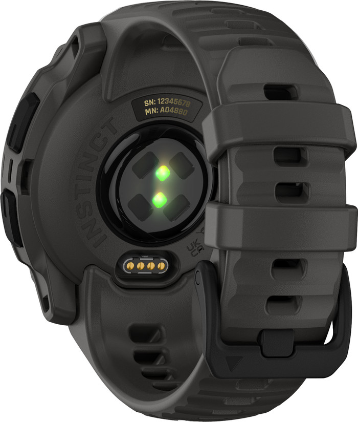 Garmin Instinct E 40mm Zwart/Grijs achterkant