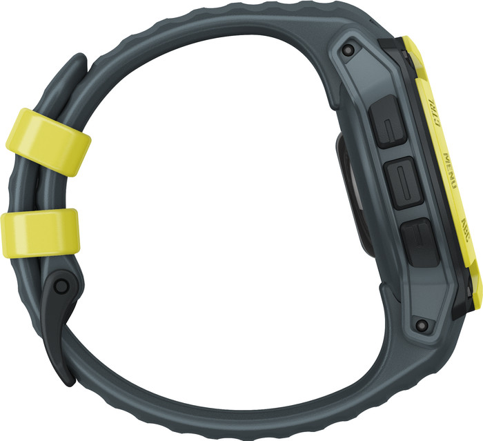 Garmin Instinct E 40 mm Bleu/Jaune côté droit