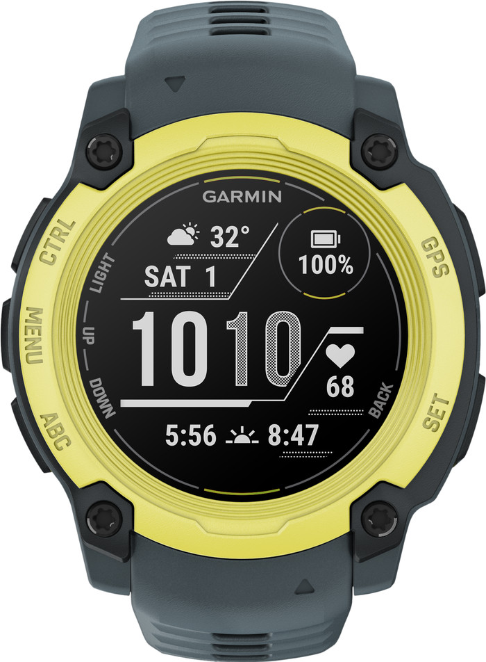 Garmin Instinct E 40 mm Bleu/Jaune avant