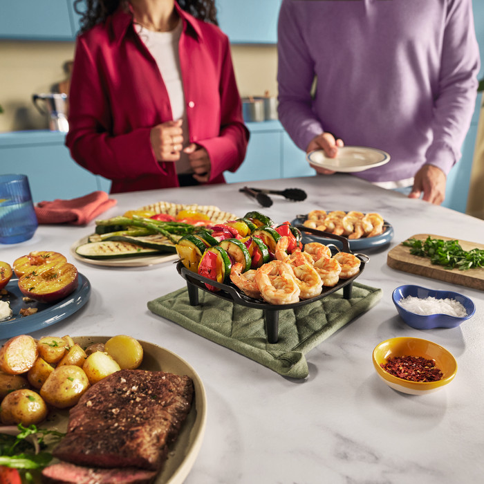 Philips Airfryer HD9946/00 Grill-Kit produkt in gebrauch